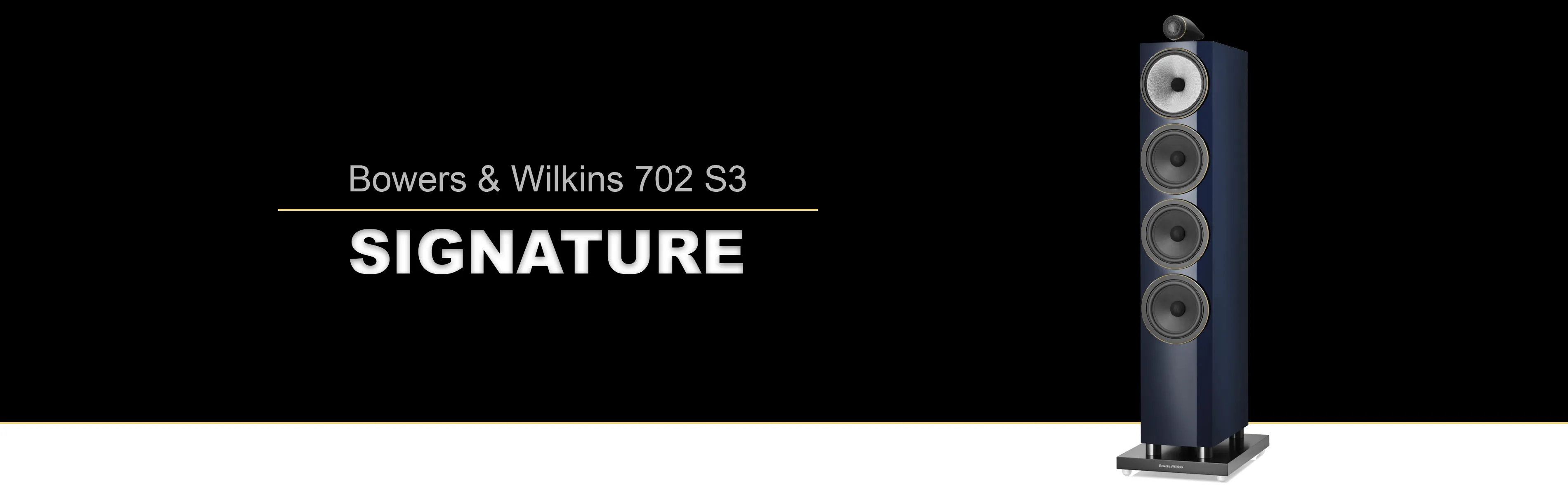 Parlantes Bowers & Wilkins 702 S3 Signature | Audio-Mania